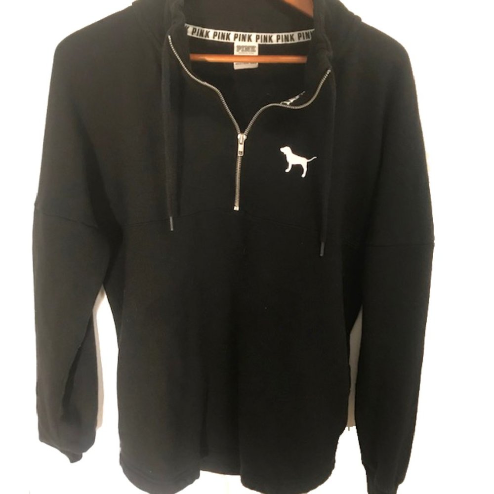 PINK Victoria's Secret 1/2 Zip Sweatshirt size M
